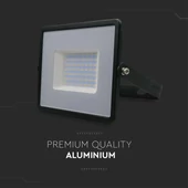 V-TAC LED reflektor 50W meleg fehér ?? Lm/W, fekete házzal - SKU 215958