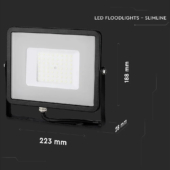 Kép 2/13 - V-TAC LED reflektor 50W meleg fehér Samsung chip - SKU 406