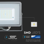 Kép 3/13 - V-TAC LED reflektor 50W meleg fehér Samsung chip - SKU 463