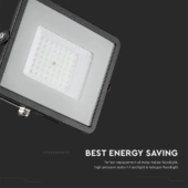 Kép 12/14 - V-TAC LED reflektor 50W természetes fehér Samsung chip, fekete házzal - SKU 21407