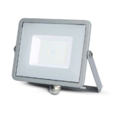 Kép 1/13 - V-TAC LED reflektor 50W természetes fehér Samsung chip, szürke házzal - SKU 21464