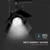 Kép 6/22 - V-TAC LED sínes spotlámpa állítható 33W CRI&gt;90 meleg fehér - SKU 371