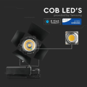 Kép 3/12 - V-TAC LED sínes spotlámpa állítható 33W CRI&gt;90 napfény fehér - SKU 373