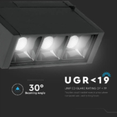 Kép 8/13 - V-TAC LED spotlámpa mágneses sínhez 3W CRI&gt;90 UGR&lt;19 meleg fehér - SKU 7960