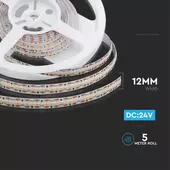 Kép 2/7 - V-TAC LED szalag IP20 SMD 2110 chip 700 db/m természetes fehér CRI&gt;95 - SKU 2603