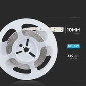V-TAC LED szalag IP20 SMD 2216 chip 360 db/m meleg fehér CRI>95 - SKU 2580