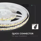 Kép 9/10 - V-TAC LED szalag IP20 SMD 2835 chip 204 db/m természetes fehér, 100LM/W - SKU 212462