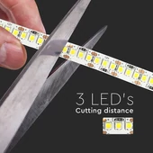 V-TAC LED szalag IP20 SMD 2835 chip 204 db/m természetes fehér - SKU 2462