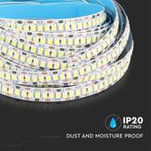 Kép 9/12 - V-TAC LED szalag IP20 SMD 2835 chip 240 db/m hideg fehér, 100LM/W - SKU 212166