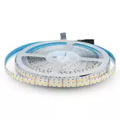 Kép 1/12 - V-TAC LED szalag IP20 SMD 2835 chip 240 db/m hideg fehér CRI>95 - SKU 333