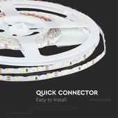 Kép 5/12 - V-TAC LED szalag IP20 SMD 2835 chip 60 db/m természetes fehér - SKU 2560