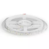 Kép 1/11 - V-TAC LED szalag IP20 SMD 3528 chip 60 db/m hideg fehér, 100 Lm/W - SKU 212005