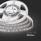 Kép 7/8 - V-TAC LED szalag IP20 SMD 5050 chip 60 db/m piros, 80LM/W - SKU 212128