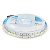 V-TAC LED szalag IP20 SMD 5730 chip 120 db/m meleg fehér, 90 Lm/W - SKU 212162