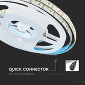 V-TAC LED szalag IP20 SMD 5730 chip 120 db/m természetes fehér, 100LM/W - SKU 212163