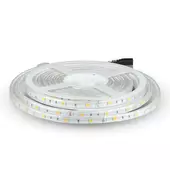 Kép 1/11 - V-TAC LED szalag IP65 SMD 5050 chip 30 db/m hideg fehér - SKU 2144