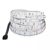 Kép 2/12 - V-TAC LED szalag IP65 SMD 5050 chip 30 db/m RGB - SKU 212118