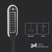 Kép 12/15 - V-TAC leszúrható napelemes LED kerti lámpa mozgásérzékelővel, meleg fehér - SKU 6666