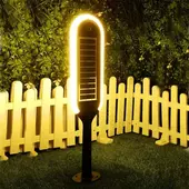Kép 6/15 - V-TAC leszúrható napelemes LED kerti lámpa mozgásérzékelővel, meleg fehér - SKU 6666