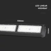 V-TAC lineáris csarnokvilágító LED lámpa 100W 110° természetes fehér - SKU 21891