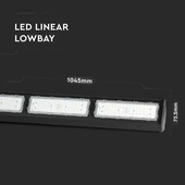 V-TAC lineáris csarnokvilágító LED lámpa 200W 120lm/W 120° természetes fehér - SKU 895