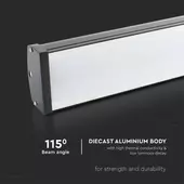 Kép 4/6 - V-TAC lineáris LED csarnokvilágító, 100W, 115°, IP65, természetes fehér - SKU 7892