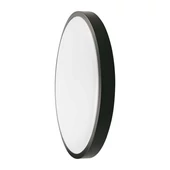 V-TAC mennyezeti kerek 18W lámpa, IP44, fekete kerettel, hideg fehér, 100 Lm/W - SKU 7635