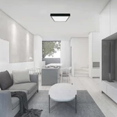 V-TAC mennyezeti négyzet 24W lámpa, IP44, fekete, szenzorral, természetes fehér, 100 Lm/W - SKU 7673