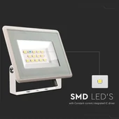 V-TAC mini LED reflektor 10W hideg fehér, fehér házzal - SKU 6732