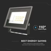 V-TAC mini LED reflektor 10W természetes fehér, fekete házzal - SKU 6728