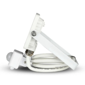 Kép 12/13 - V-TAC mozgásérzékelős fehér házas LED reflektor 10W természetes fehér Samsung chip - SKU 434