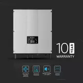 Kép 5/9 - V-TAC napelemekhez való egyfázisú 5kW On-Grid rendszerű inverter, LCD kijelzővel - SKU 11380