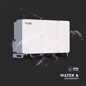 Kép 5/6 - V-TAC napelemekhez való háromfázisú 100kW On-Grid rendszerű inverter, LCD kijelzővel - SKU 11520