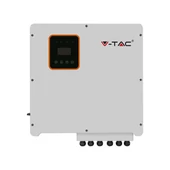 V-TAC napelemekhez való háromfázisú 8kW hibrid rendszerű inverter, LCD kijelzővel - SKU 11375