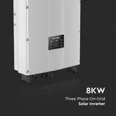 Kép 3/8 - V-TAC napelemekhez való háromfázisú 8kW On-Grid rendszerű inverter, LCD kijelzővel - SKU 11372