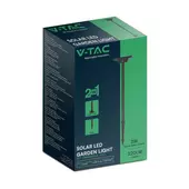 Kép 1/12 - V-TAC napelemes 2in1 LED lámpa, 2W, állítható színhőmérséklettel - SKU 10304