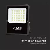 Kép 3/8 - V-TAC napelemes LED reflektor 20W hideg fehér, 2400 Lumen - SKU 6970