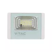 Kép 10/12 - V-TAC napelemes LED reflektor 35W hideg fehér 15000 mAh, fehér házzal - SKU 23019