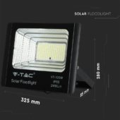 Kép 2/15 - V-TAC napelemes LED reflektor 35W hideg fehér 15000 mAh - SKU 94012