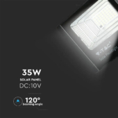 Kép 6/15 - V-TAC napelemes LED reflektor 35W hideg fehér 15000 mAh - SKU 94012