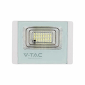 Kép 10/12 - V-TAC napelemes LED reflektor 35W természetes fehér 15000 mAh, fehér házzal - SKU 10410