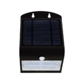 Kép 10/12 - V-TAC napelemes, mozgásérzékelős LED reflektor, 3W meleg+természetes fehér, fekete előlap - SKU 7528