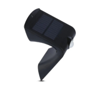 Kép 10/13 - V-TAC napelemes, mozgásérzékelős LED reflektor, fekete, 1.5W természetes fehér - SKU 8277