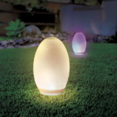 Kép 11/11 - V-TAC napelemes ovális gömb alakú RGB+meleg fehér színváltós akkus LED dekoráció - SKU 8557