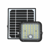 Kép 2/19 - V-TAC napelemes reflektor mozgásérzékelővel, 1500 Lumen, természetes fehér - SKU 10314