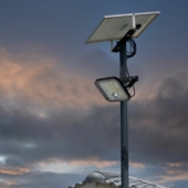 Kép 18/19 - V-TAC napelemes reflektor mozgásérzékelővel, 1500 Lumen, természetes fehér - SKU 10314