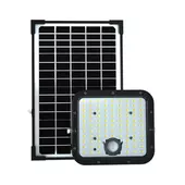 Kép 2/19 - V-TAC napelemes reflektor mozgásérzékelővel, 4800 Lumen, természetes fehér - SKU 10310