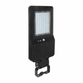 Kép 1/18 - V-TAC napelemes utcai LED lámpa, térvilágító lámpatest 40W hideg fehér - SKU 5504