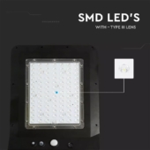 Kép 12/18 - V-TAC napelemes utcai LED lámpa, térvilágító lámpatest 40W hideg fehér - SKU 5504