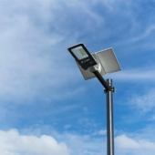 Kép 9/15 - V-TAC napelemes utcai LED lámpa, térvilágító lámpatest 50W hideg fehér - SKU 95509